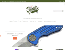 Tablet Screenshot of curtissknives.com